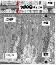Mg合金板の切断